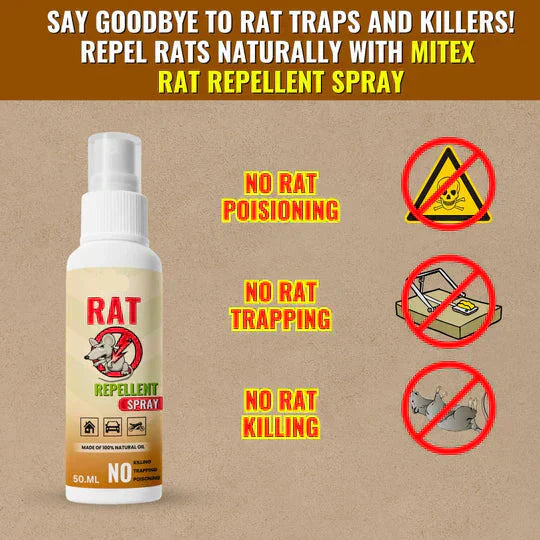 Rat Repellent Spray, Effective Rat Protection (BUY 1 GET 2 FREE)