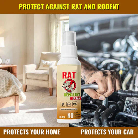 Rat Repellent Spray, Effective Rat Protection (BUY 1 GET 2 FREE)