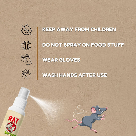 Rat Repellent Spray, Effective Rat Protection (BUY 1 GET 2 FREE)