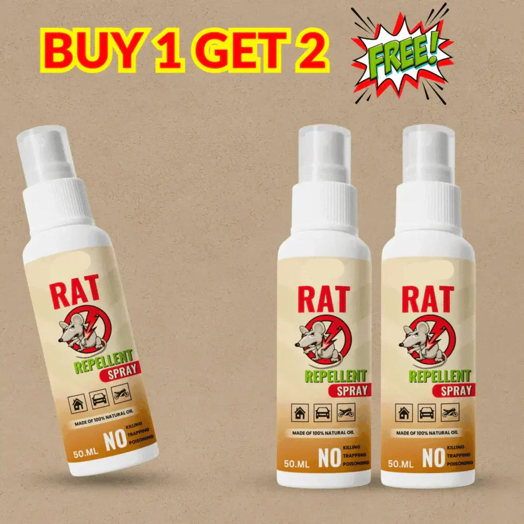 Rat Repellent Spray, Effective Rat Protection (BUY 1 GET 2 FREE)