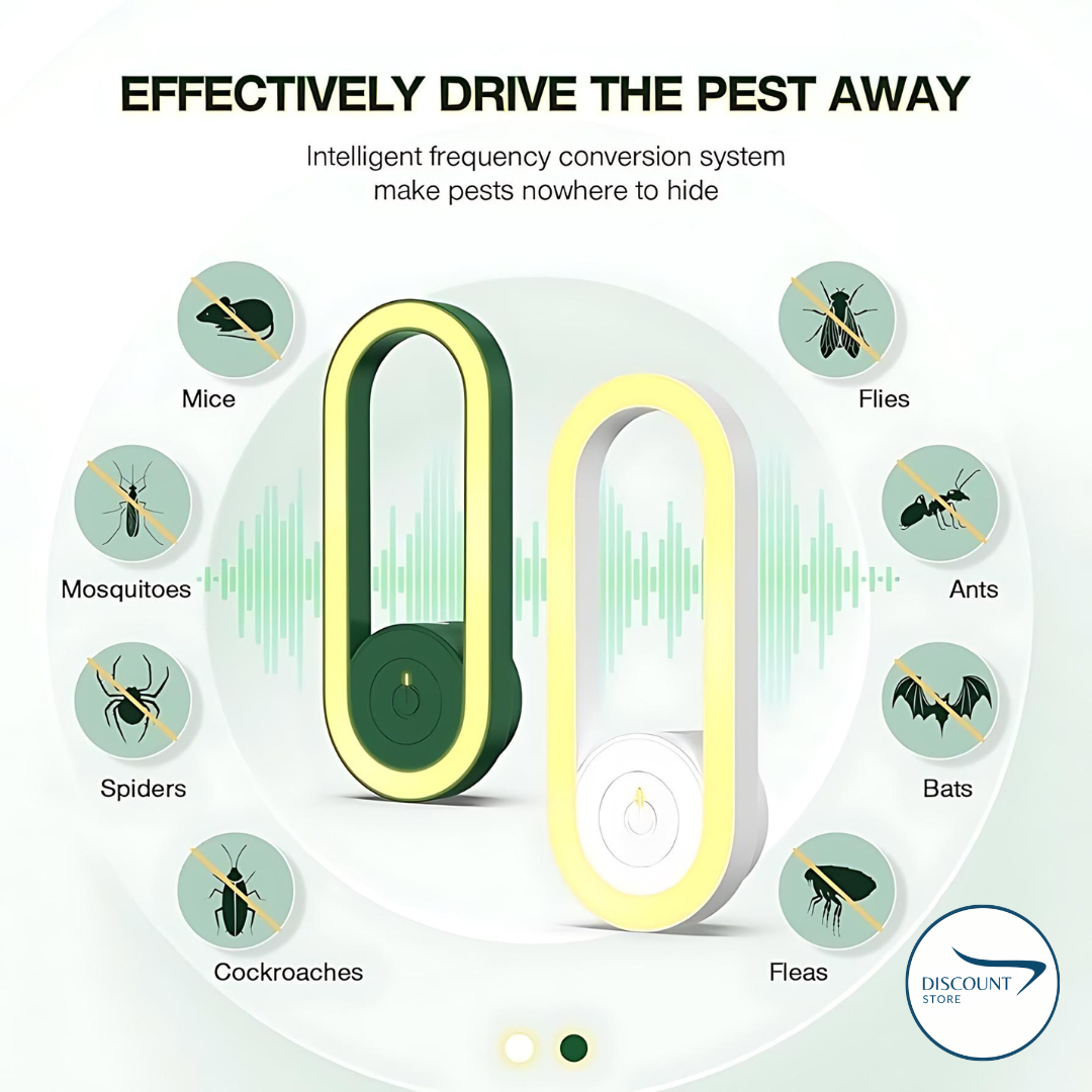 Ultrasonic Mosquito Killer with LED Light