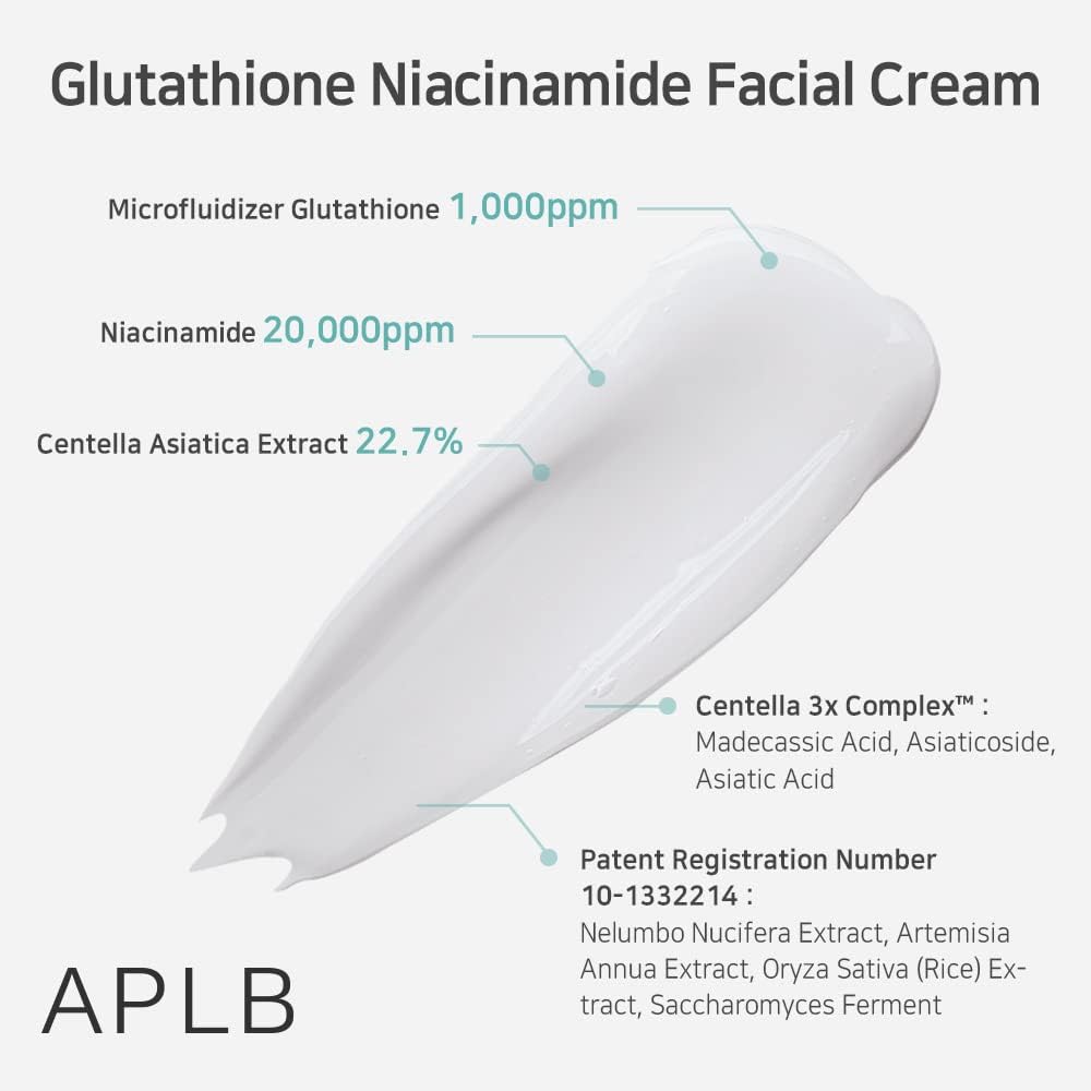 APLB Glutathione Niacinamide Facial Cream Eexpry 08 - 2028