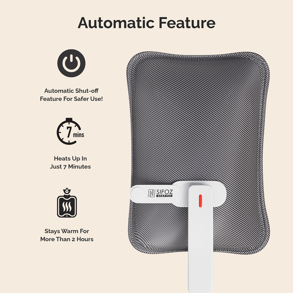 Sifoz Electric Hot Water Bag for Pain Relief