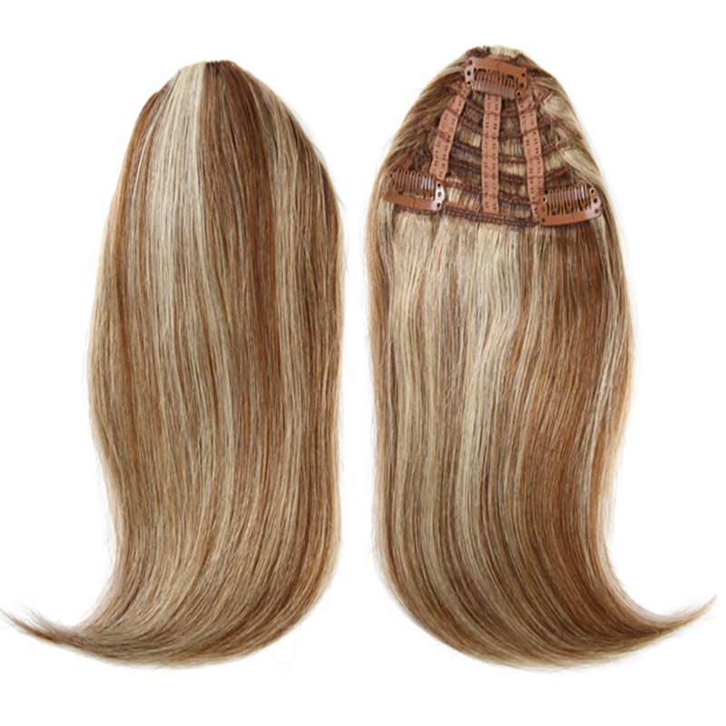 Remeehi Natural Human Hair Extension Clip In Front Hair Bangs Fringe human Straight Hair
