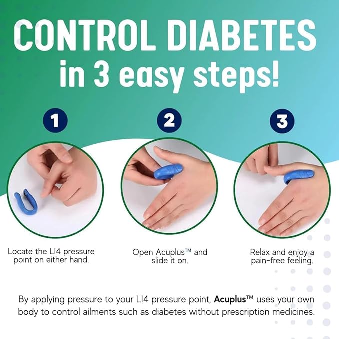 Sugar Control LI4 Acupressure Point Clip (Magnetic)