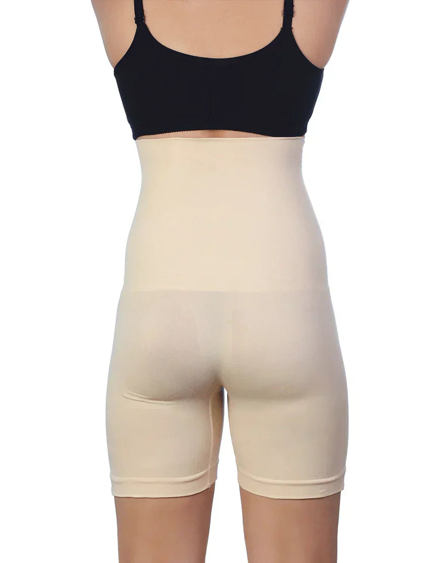 SEAMLESS MEDIUM COMPRESSION THIGH SHAPING BRIEF -SKIN